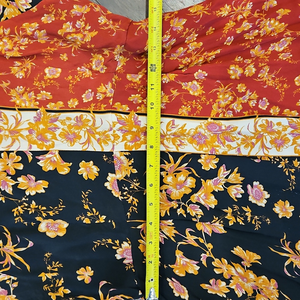 Anthropologie Kachel Multi Print Boho Midi Dress 8 - Picture 9 of 12